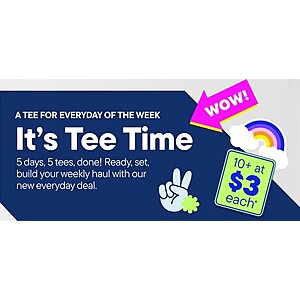 Children's Place - Graphic Tees $3 Each When You Buy 10+ + Free Shipping