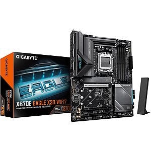 GIGABYTE X870E EAGLE X3D WIFI7 ATX Motherboard $218.40 + Free Shipping