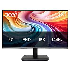 Acer EK271 P6 - 27" Full HD (1920 x 1080) IPS – Up to 144Hz - FreeSync - Monitor $99.99 Free Shipping Costco.com