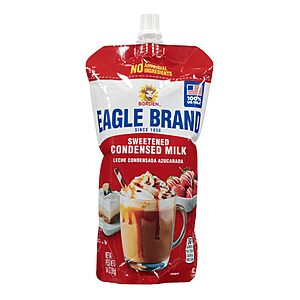 Eagle Brand Sweetened Condensed Milk, 14oz Pouch, Pack of 6~$15.94 @ Amazon