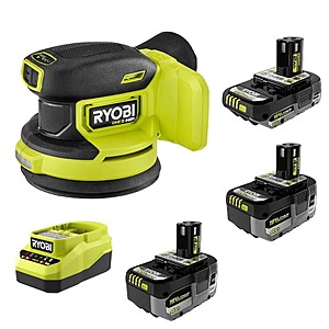 ONE+ HP 18V Brushless Cordless 5in ROS Kit w/3 Batteries $164.7