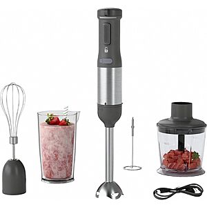 5-in-1 Cordless Immersion Blender with Rechargeable Handheld Battery $49.99