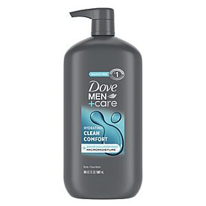 Dove Men Body & Face Wash Clean Comfort Men's Body Wash with 30 oz~$7.87 After Coupon & S&S @ Amazon