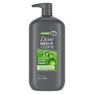 DOVE MEN + CARE Body & Face Wash Refreshing Extra Fresh Men's Body 30 oz~$8.42 After Coupon & S&S @ Amazon