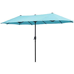 13' Ainfox Large Rectangle Patio Umbrella (Blue) $59.85 + Free Shipping $59.83