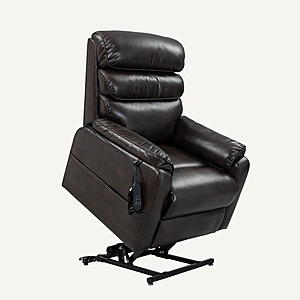 FlexiSpot XL6 Wide Seat Power Lift PU Leather Recliner w/ Massage & Heat $295 + Free Shipping