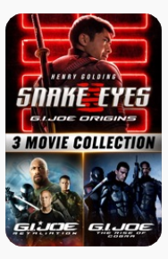 $7.99 Sale for G.I. Joe 3-Movie Collection