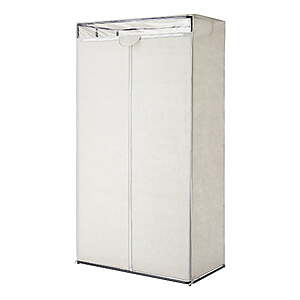 Mainstays 1-Tier Hanging Closet Organizer, Grey Pumice, 36 in Wide, $24.88, 60 in extra wide, $39.97, Walmart