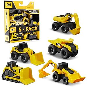 [SnS] $3.80* | 5-Pack Cat Construction Little Machines Toy Vehicles at Amazon