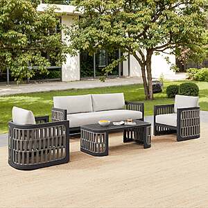 Henredon Cheval 4-piece Outdoor Patio Seating Set $999.99 Delivery Included Costco.com