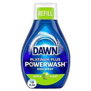 Dawn Platinum Powerwash Dish Spray, Dish Soap Refill - Fresh - 16oz $1.99 AC + more