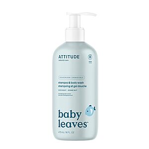 16-Ounce ATTITUDE 2-in-1 Baby Shampoo & Body Wash (Good Night) $9.50 w/ S&S + Free Shipping w/ Prime or on $35+