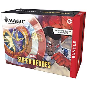 Magic: The Gathering Marvel Super Heroes Bundle w/ 9 Play Boosters, 30 Lands & Foil Alt-Art Promo Card $59.99 + Free Shipping