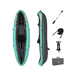 $42.49 | Hydro Force Ventura Elite X1 9'2" 1-Person Inflatable Kayak Set with Paddle at Woot!