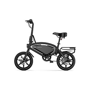 $382.49 | Jetson Axle X Portable Folding Electric Bike with Pneumatic 12" Tires, Black at Woot!