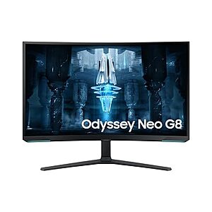 $373.99 | Samsung 32" Odyssey Neo G8 (G85NB) Curved Gaming Monitor at Woot!