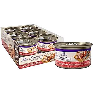 [SnS, AC] $12.20 | 12-Pack 2.8-Oz Wellness CORE Signature Selects Flaked Adult Wet Cat Food (Skipjack Tuna & Wild Salmon) at Amazon