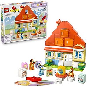 $41.99 | 83-Piece LEGO Duplo: Bluey - Bluey's Family House with Memory Game (10459, 2025) at Amazon