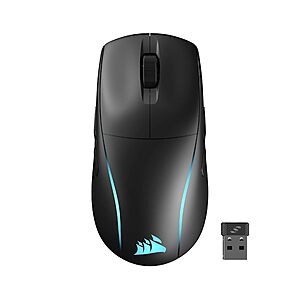 Corsair M75 Wireless RGB Ambidextrous Gaming Mouse w/ 26,000 DPI Optical Sensor (Black) $37.74 + Free Shipping