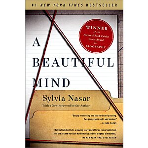 $1.99 | A Beautiful Mind: The Life of Mathematical Genius and Novel Laureate John Nash (eBook) by Sylvia Nasar