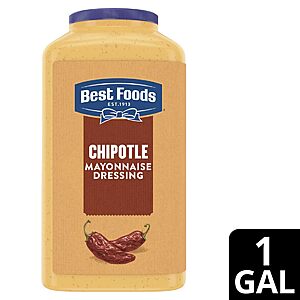 [AC / Max SS] Best Foods Chipotle Mayonnaise Dressing Jug, 1 Gallon (128 Fl Oz) YMMV on coupon $10.96