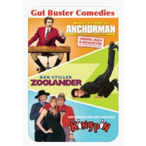 $7.99 Sale for 3 Gut Buster Comedies