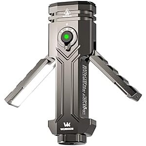[AC] $56.22* | Wurkkos HD02 3200-Lumen Rechargeable Magnetic LED Flashlight at Amazon