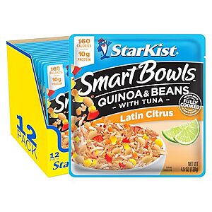 [SnS, AC] $16.29* | 2 × 12-Pack 4.5-Oz StarKist Smart Bowls (Latin Citrus) ($8.15 each) at Amazon