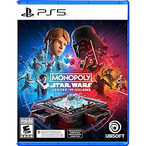[AC] $22.46 | Monopoly: Star Wars Heroes vs. Villains (PlayStation 5) at Amazon