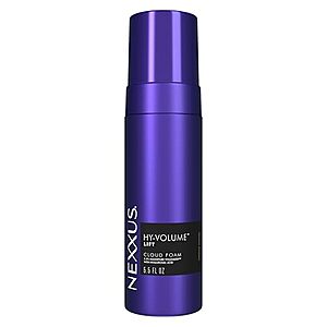 [NEW, SnS, AC] $5.60 | 5.5-Oz Nexxus Hy-Volume Weightless Lift Cloud Foam at Amazon