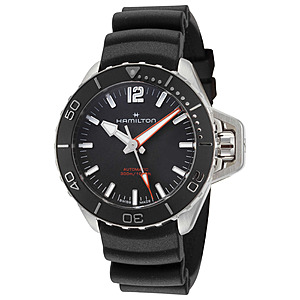 Hamilton Men's Khaki Navy 41mm Black Dial Automatic Watch $569