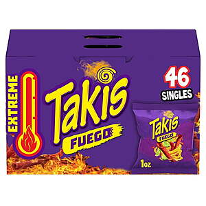 $15.28 ($0.33/ea) - Sam's Club - Takis Fuego Rolled Tortilla Chips, 1 oz., 46 pk.