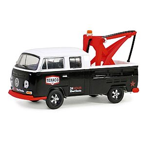 Truck 1/64 1973 Volkswagen Double Cab Pickup w Drop-in Tow Hook Blue Collar 13 35280-B $15.31