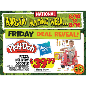 Play-Doh Pizza Delivery Scooter $39.99 at Ollie's (in store only)