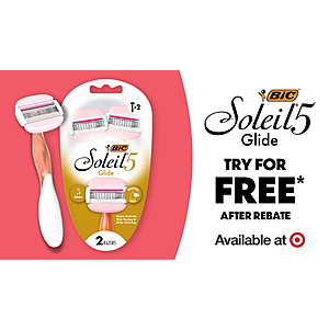 Buy One BIC® Soleil® 5 Glide Razor And Upload Your Receipt To Get Your Money Back! Free AR