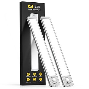 2 Pack MCGOR 10inch Under Cabinet Lighting $15.94