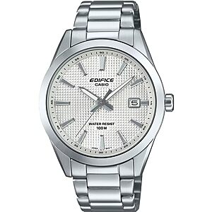 $72* | Casio Edifice | EFV160D Series | Date Indicator | Stainless Steel | 100M Water Resistant | Analog Watch at Amazon