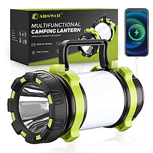 Amazon – AlpsWolf 1000-Lumen Rechargeable Camping Lantern $11.50+ w/ Code