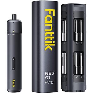 Fanttik S1 Pro Cordless Electric Screwdriver w/ 16 Bits $29.99 + Free S&H