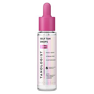 1.01-Oz Tanologist Self-Tan Drops (Various) $10.92 w/ S&S + Free Shipping w/ Prime or on $35+