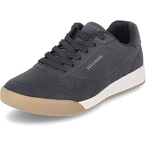 Skechers Men’s Zinger 2.0 The Arwen Retro Court Shoes (Limited Sizes, Black) $39.99