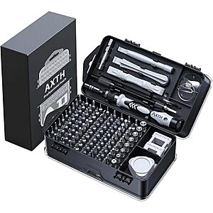AXTH 115-in-1 Precision Screwdriver & Repair Tool Kit $9.59 + Free Shipping w/ Prime or on $35+