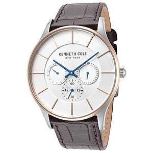 Kenneth Cole Men's 42mm Silver Dial Quartz Watch $24.99