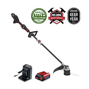 Toro Flex-Force 60-volt max 17-in Telescopic Shaft Battery String Trimmer 2.5 Ah (Battery Included) (Charger Included) | 51838 $149