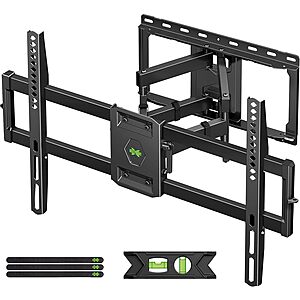USX Mount Full Motion TV Wall Mount for Most 42-90 inch Flat Screen/LED/4K, TV Mount Bracket Dual Swivel Articulating Tilt 6 Arms $44.35