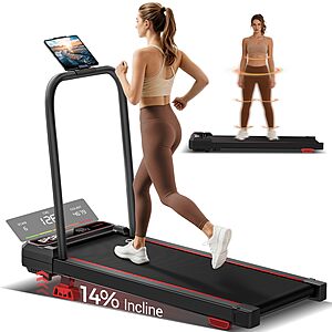 Cursor Fitness Walking Pad w/ Vibration Plate & 14% Incline $90.99 + Free Shipping