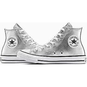 Converse Women's Chuck Taylor All-Star High Top Metallic Canvas Shoes (Silver) $22.48 + Free Shipping on $49