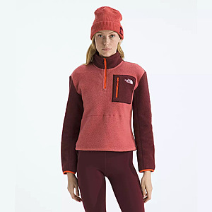 The North Face Women's Yumiori Quarter-Zip Jacket (Mars Dust/Sumac/Solr Flar, Sizes: XS-XXL) $44.98 + Free Shipping