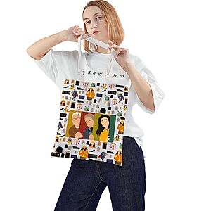 $2.99 - WZMPA Murders Building Tote Bag Mabel & Oliver & Charles Fans Gift Murder TV Show Shoulder Bag, Large