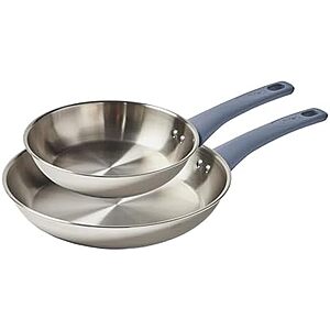 $28.96* | 2-Pc 8" & 10.5" T-fal Essentials Stainless Steel Fry Pan Set at Amazon